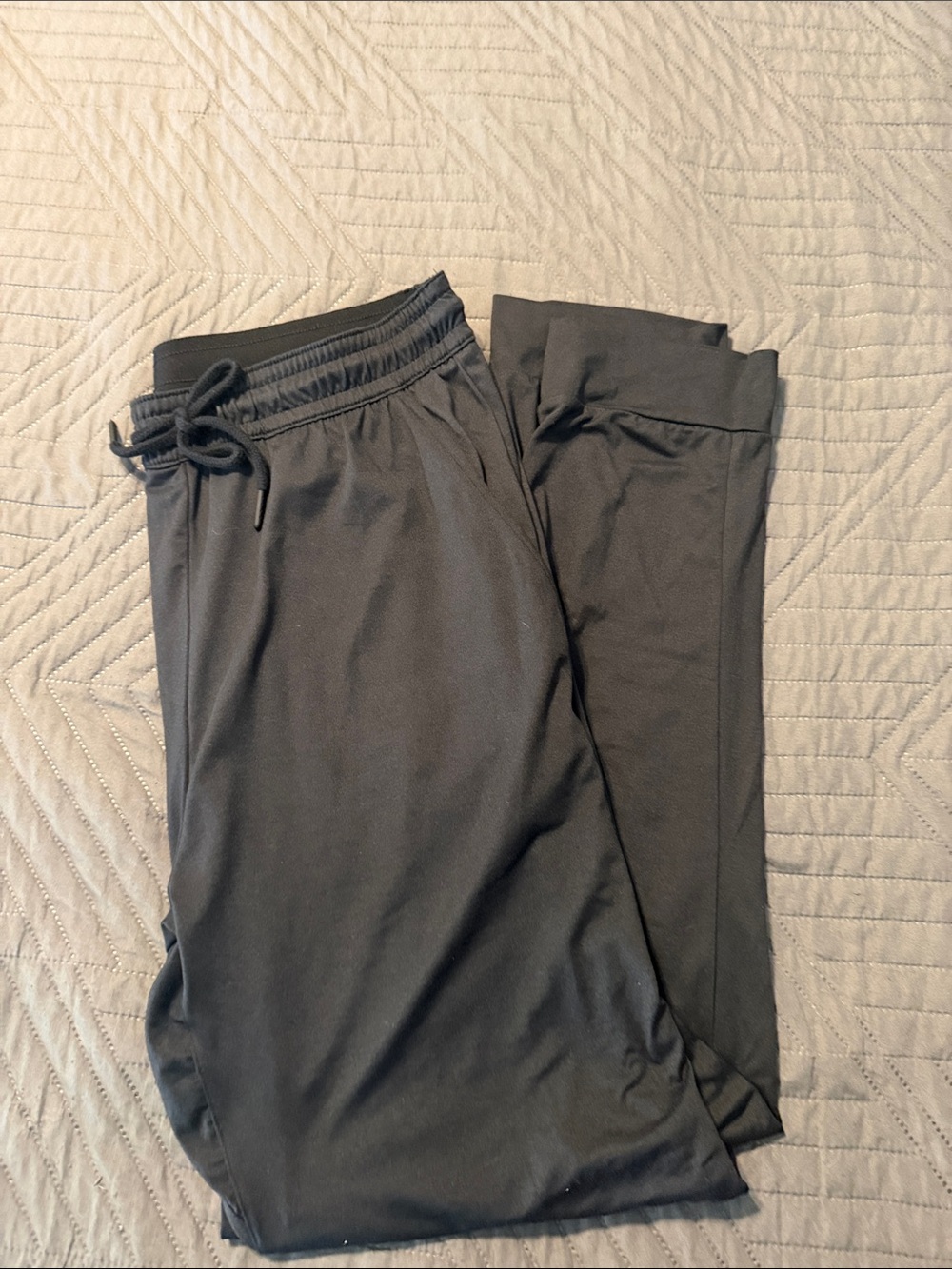 Men's 01 Algo Black Drawstring Jogger Pants